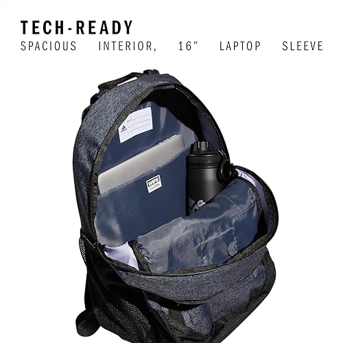 adidas Excel 6 School Backpack, 40L - color: Jersey Black/Black/White Fw21, size: OSFA