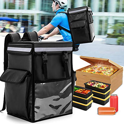 Trunab Insulated Food Delivery Backpack with 2 Side Support Boards