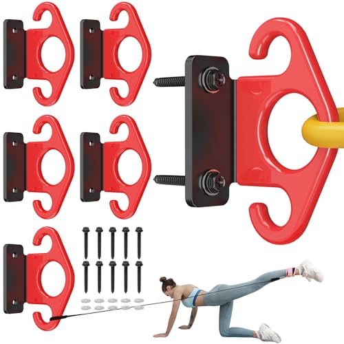 Resistance Band Wall Anchor Kit, Wall Mount Training Anchor System for Resistance Bands, Exercise Bands, Home Gym Workout & Physical Therapy Strength Training - size: standard1