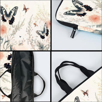 15-Inch Laptop Sleeve – Stylish, Lightweight, Shockproof, Water-Resistant Case for Lenovo, HP, Dell, Asus Notebooks - Cute Weeds and Butterflies - color: Cute Weeds and Butterflies