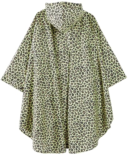 Fashion Hooded Rain Poncho Waterproof Raincoat Jacket with pocket for Women/Men/Adult - color: Pattern