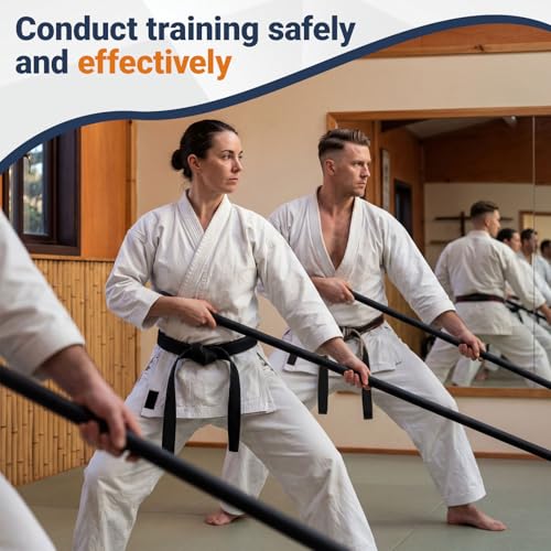 Silipull 4ft & 6ft Collapsible Foam-padded Bo Staff, Safe Martial Arts Training & Practice Stick for Beginners, Escrima & Yoga, Portable with Carry Bag