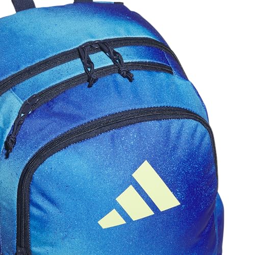 adidas Kids Affiliate Backpack – School Bag for Girls and Boys, 27L, Spray Gradient Team Royal Blue/Frozen Lemon Yellow, OSFA - color: Spray Gradient Team Royal Blue/Frozen Lemon Yellow