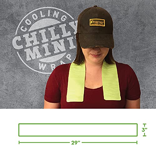 FROGG TOGGS Chilly Mini Cooling Neck Towel, 29" x 3" - color: Blue