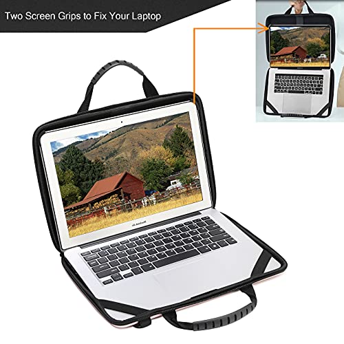 Laptop Case Hard Shell Laptop Bag for Men Women with Shoulder Strap - color: Pink, size: 14.1-15.6 inch laptop case