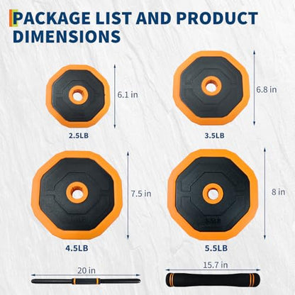 Adjustable Dumbbells, 44/66/88lbs Free Weight Set with Connector,4 In1 Dumbbells Set Used As Barbell,Kettlebells,Push Up Stand for Home Gym - size: 66 LB