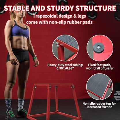 Plyometric Jump Box, Steel Plyo Platform and Jumping Box