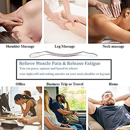 Stainless Steel Gua Sha Scraping Massage Tool - Help Relieve Sore Muscles Great Soft Tissue Mobilization Tool (Long Bar) - style: Modern