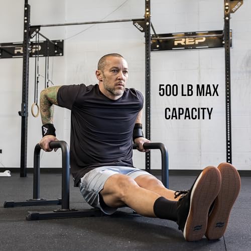 REP Fitness Parallette Bars | Push Up Handles for Floor | Calisthenics Equipment | Strength Training Tool | Gymnastics Workout Stand | Home Gym Gear | Heavy Duty Dip Station | Portable Exercise Bar