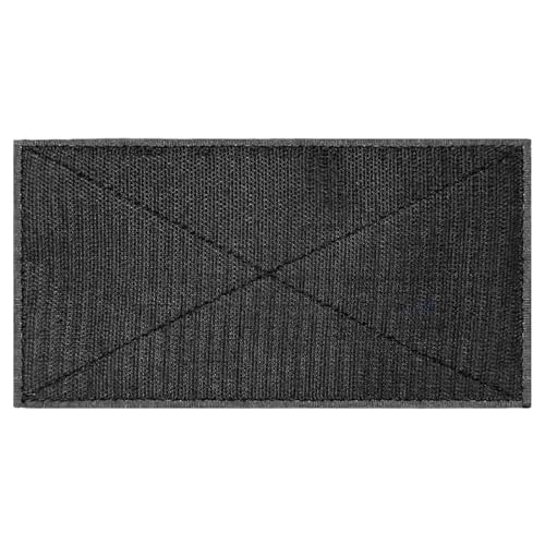 Small Tactical Admin Zipper Pouch with Hook and Loop - color: Black