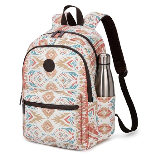Montana West Backpack for Women Western Travel Backpack Purse Casual Daypack for Laptop College - color: Aztec Khaki