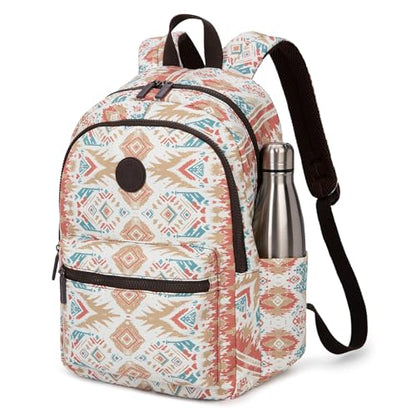 Montana West Backpack for Women Western Travel Backpack Purse Casual Daypack for Laptop College - color: Aztec Khaki