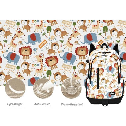 rickyh style School Backpack Travel Bag for Men & Women Lightweight College Back Pack with Laptop Compartmen - color: 01laohu
