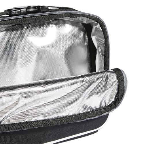 adidas Unisex Foundation Insulated Lunch Bag, Black/White, ONE SIZE - color: Black/White