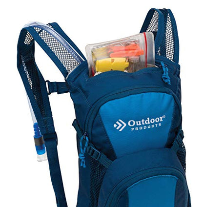 Outdoor Products Tadpole Hydration Pack (Black) (Violet Tulip) - color: Bright Blue