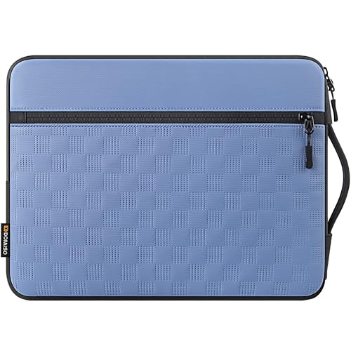 DOMISO 17.3 Inch Laptop Sleeve, Waterproof Shockproof Case with Handle, Fits HP Omen/Dell Inspiron/Acer Predator/LG Gram 17" Notebooks, Blue - color: Blue, size: 17-17.3 inch