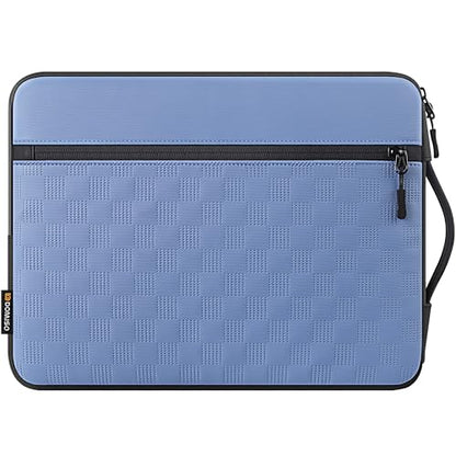 DOMISO 17.3 Inch Laptop Sleeve, Waterproof Shockproof Case with Handle, Fits HP Omen/Dell Inspiron/Acer Predator/LG Gram 17" Notebooks, Blue - color: Blue, size: 17-17.3 inch
