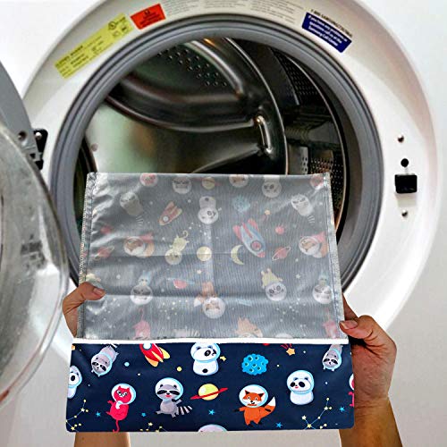 4pcs Waterproof Wet Bag Reusable for Wet Clothes Baby Diapers Stroller Swimsuit Travel Reusable toiletries Pouch Small and Larger Electronics case 4 Pack (Blue Sky) - color: Blue Sky