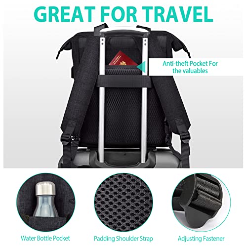 Backpack for Women, School Backpacks for Girls, Large Wide Open Backpack