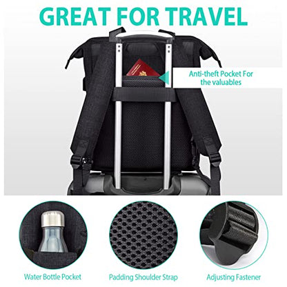 Backpack for Women, School Backpacks for Girls, Large Wide Open Backpack
