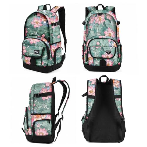 rickyh style School Backpack Travel Bag for Men & Women Lightweight College Back Pack with Laptop Compartmen - color: 04hh