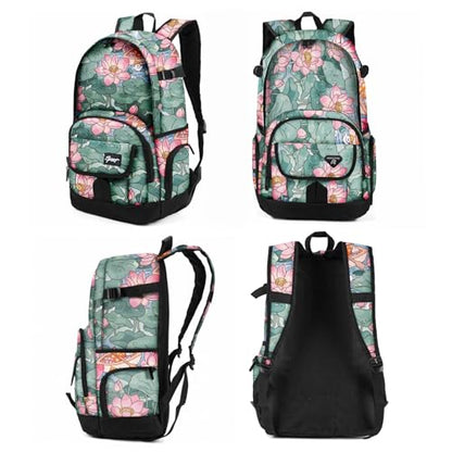 rickyh style School Backpack Travel Bag for Men & Women Lightweight College Back Pack with Laptop Compartmen - color: 04hh