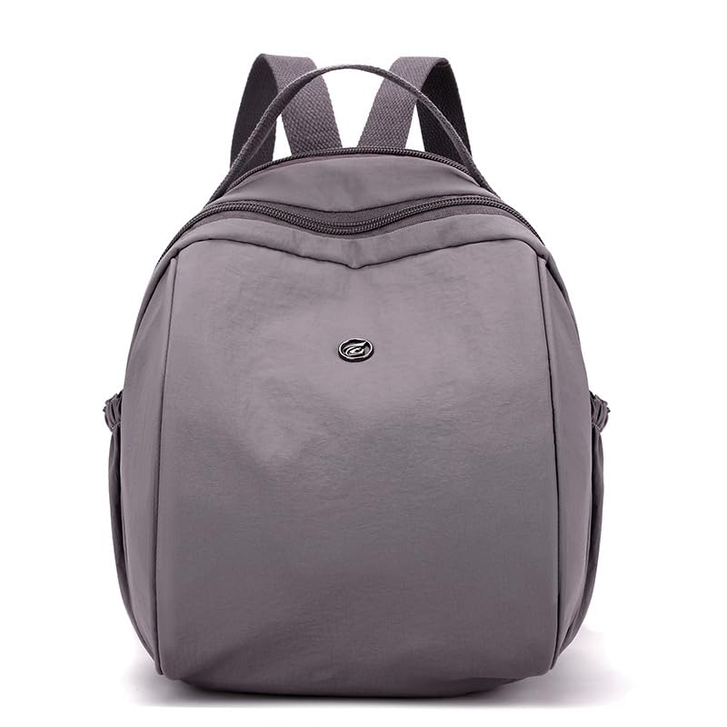 Women's Small Backpack Fashion Casual Nylon Shoulder Bag Daypack for Daily Use (Purple) - color: Purple