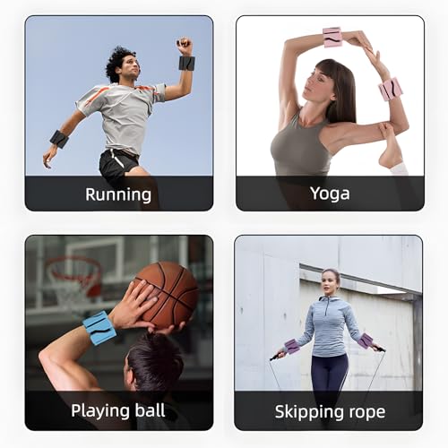 Adjustable Wrist & Ankle Bangles Set | 2 lbs for Man and Woman (1lb Each Arm/Leg Weight) for Home Fitness, Jogging, Yoga, Swimming, Pilates, Cycling & Toning - color: Green