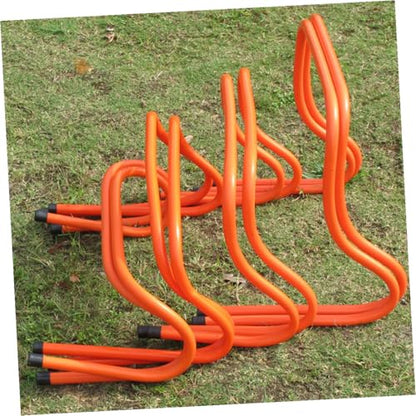 KICHOUSE 2pcs Plastic Agility Speed Hurdles 15cm for ’s Soccer Football Training Equipment Sturdy Wear-Resistant Track Hurdles for Sports and Fitness