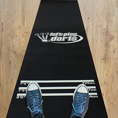 Dart World Let's Play Dart Mat 47635 - Rubber Dart Mat Protect Your Floors and Improve Your Aim