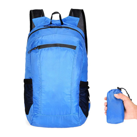 Foldable Daypack, Small Backpack, Hiking Backpack Daypack, Lightweight Waterproof Travel Packable Rucksack for Men and Women - color: Blue