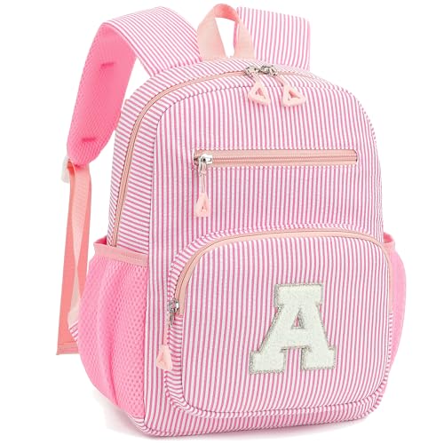 Mini Toddler Backpack for Girls 2-4, Cute Personalized Preschool Kindergarten Backpack for Kids Birthday Gifts (Pink A) - color: Pink, size: Mini-12"H(not fit folder）, style: A