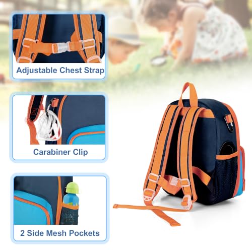 CURMIO Feeding Pump Backpack for 500ml Feeding Bag, G/J/GJ Tube, Blue - color: Blue