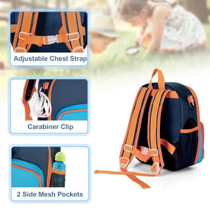CURMIO Feeding Pump Backpack for 500ml Feeding Bag, G/J/GJ Tube, Blue - color: Blue