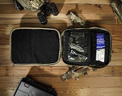 KRYDEX Clear Top Insert Bag with Hook Panel Tactical Packing Cube Travel Organizer Bag (Small) - color: Small