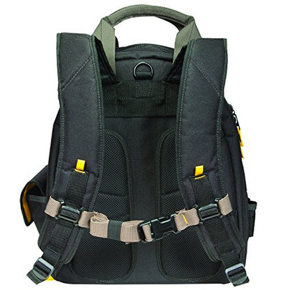 CLC Custom Leathercraft L255 Tech Gear 53 Pocket Lighted Backpack, Black - style: 53 Pocket Tool Backpack