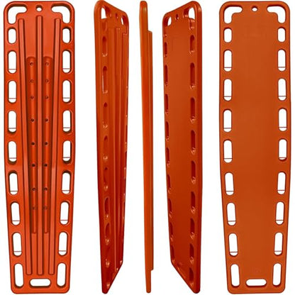 Spine Board Stretcher for Patient Rescue – Lightweight Backboard with Secure Fastenings, Compact Storage, High-Load Capacity, and Durable Build for Emergency Use