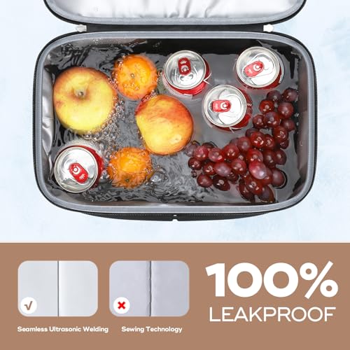 Maelstrom Cooler Backpack,Double Deck Insulated Bag,Leakproof Lunch Chest | 36 Can,Keeps Food Cold For 16h,Ergonomic, Lightweight. Perfect For Men, Women, Beach, Hiking,Camping, Travel, Work - color: 1.black