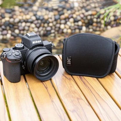 Travel Neoprene Camera Case Sleeve for NIKON Z50II ZV-E10 II+ 16-50mm Lens - color: Z1BK