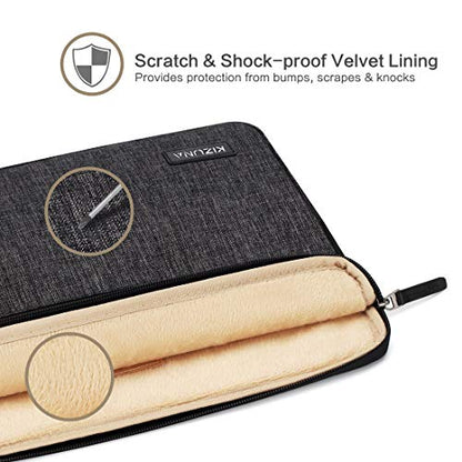 kizuna 13-13.3 inch Laptop Sleeve Case Water Resistant for 14" IdeaPad Flex 5i /13" MacBook Air 2017/14" Lenovo ThinkPad X1 Carbon/Yoga S740/14 ThinkPad T14 2022/Huawei/HP Computer Bag, Grey - color: Grey, size: 13-13.3 Inch / 14" Lenovo ThinkPad X1 Carbo