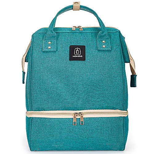 Breast Pump Backpack - Cooler and Moistureproof Bag Double Layer for Mother Outdoor Working Backpack with USB Charging Port, Large (Geen) - color: Green