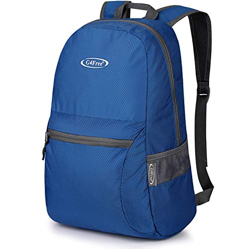 G4Free 20L Lightweight Packable Backpack Travel Hiking Daypack Foldable Backpack for Men Women - color: B-teal