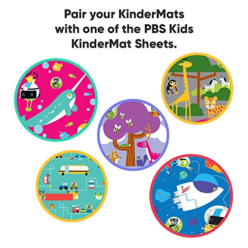 KinderMat, 1" Thick KinderMat, 4-Section Rest Mat, 45" x 19" x 1", Red/Blue, Great for School, Daycare, Travel, and Home, 100% Made in USA - color: Red/Blue Mat 1.0 Inch