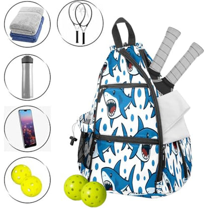Pickleball Bag for Women & Men – Lightweight Sports Backpack with Paddle Compartments, Dual Carry Modes, Detachable Zippered Strap, Brown Leopard, Great Gift Option for Players - color: Pickles Green