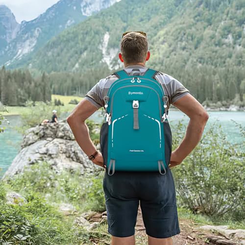 35L Lightweight Packable Backpack – Durable Foldable Daypack for Travel, Hiking, and Gym (Green) - color: 35l-green