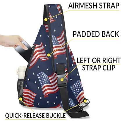 Pickleball Bag for Women Men Adjustable Crossbody Sling Backpack Hold Pickleball Paddle Water Bottle - color: Multicolor 9