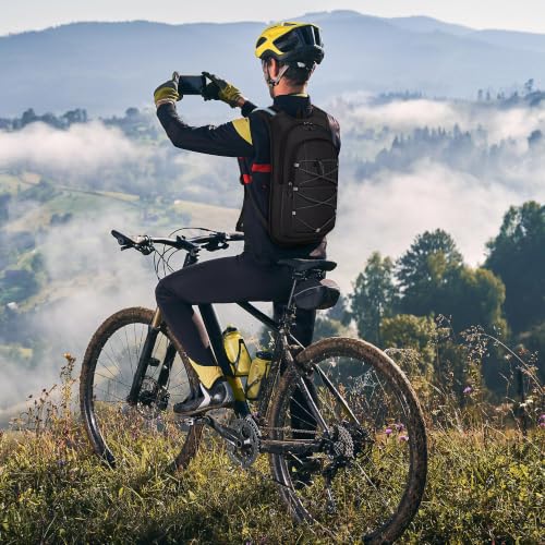 MIYCOO Hydration Backpack - Lightweight Hiking Water Backpack with 2L Water Bladder, Running Hydration Vest Backpack for Men Women, Hydration Pack for Hiking, Cycling, Climbing - color: Black