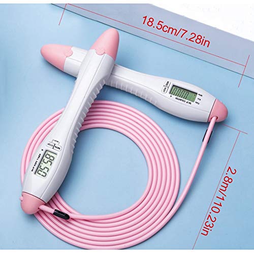 Jump Rope Digital Counter for Indoor/Outdoor Fitness Training Boxing Adjustable Calorie Skipping Rope Workout for Women,Men - size: E