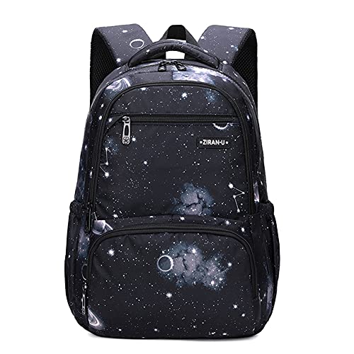 MITOWERMI Kids' Backpack for Boys Girls Elementary School Bags for Boys Bookbags Primary Students Children Backpack Galaxy Black - color: Galaxy Black