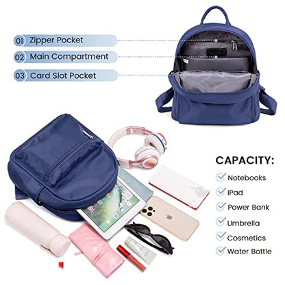 LOVEVOOK Backpack for Women Light Weight Waterproof Backpack Purses Daily Backpack… | Light Weight - color: Navy Blue